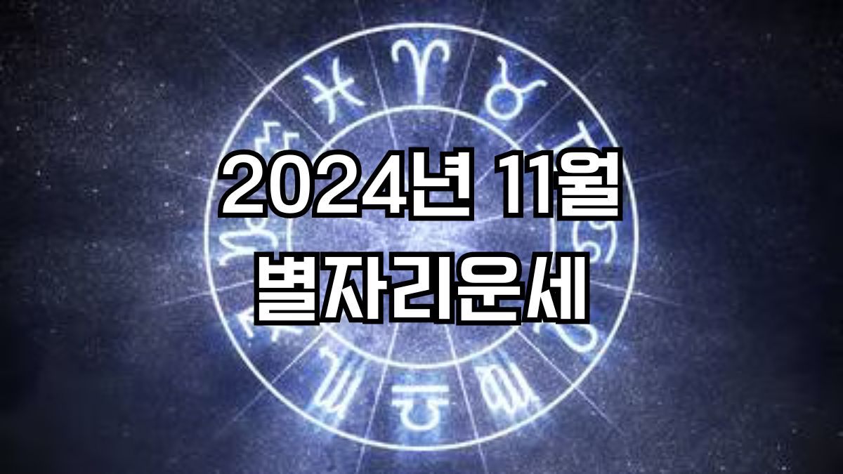 2024년 11월 별자리 운세