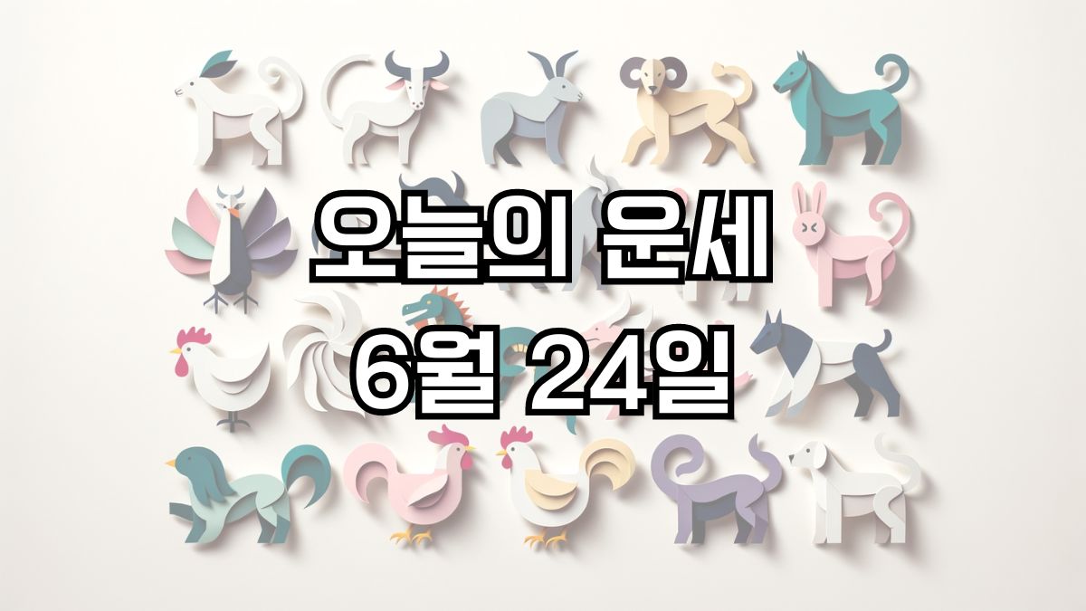 오늘의 운세 6월 24일