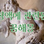 정액에 관련된 꿈해몽