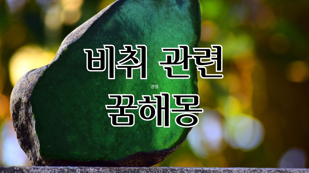 비취 관련 꿈해몽