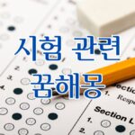 시험 관련 꿈해몽