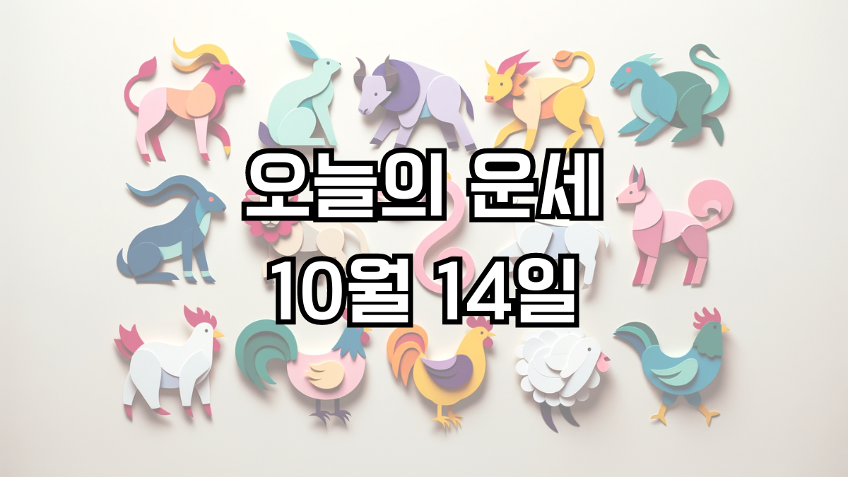 오늘의 운세 10월 14일