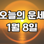 오늘의운세 1월 8일