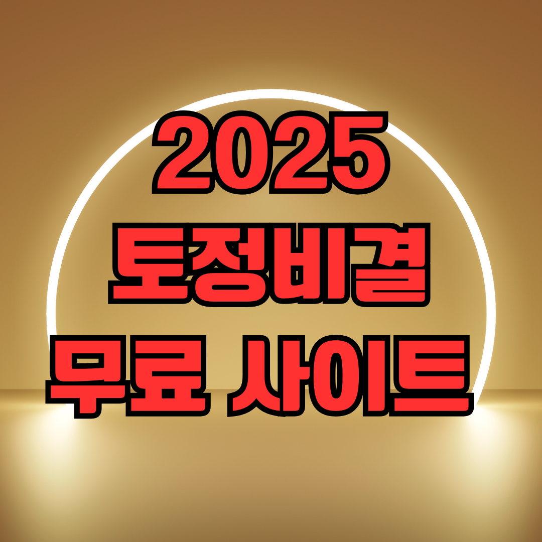 2025 토정비결무료 사이트