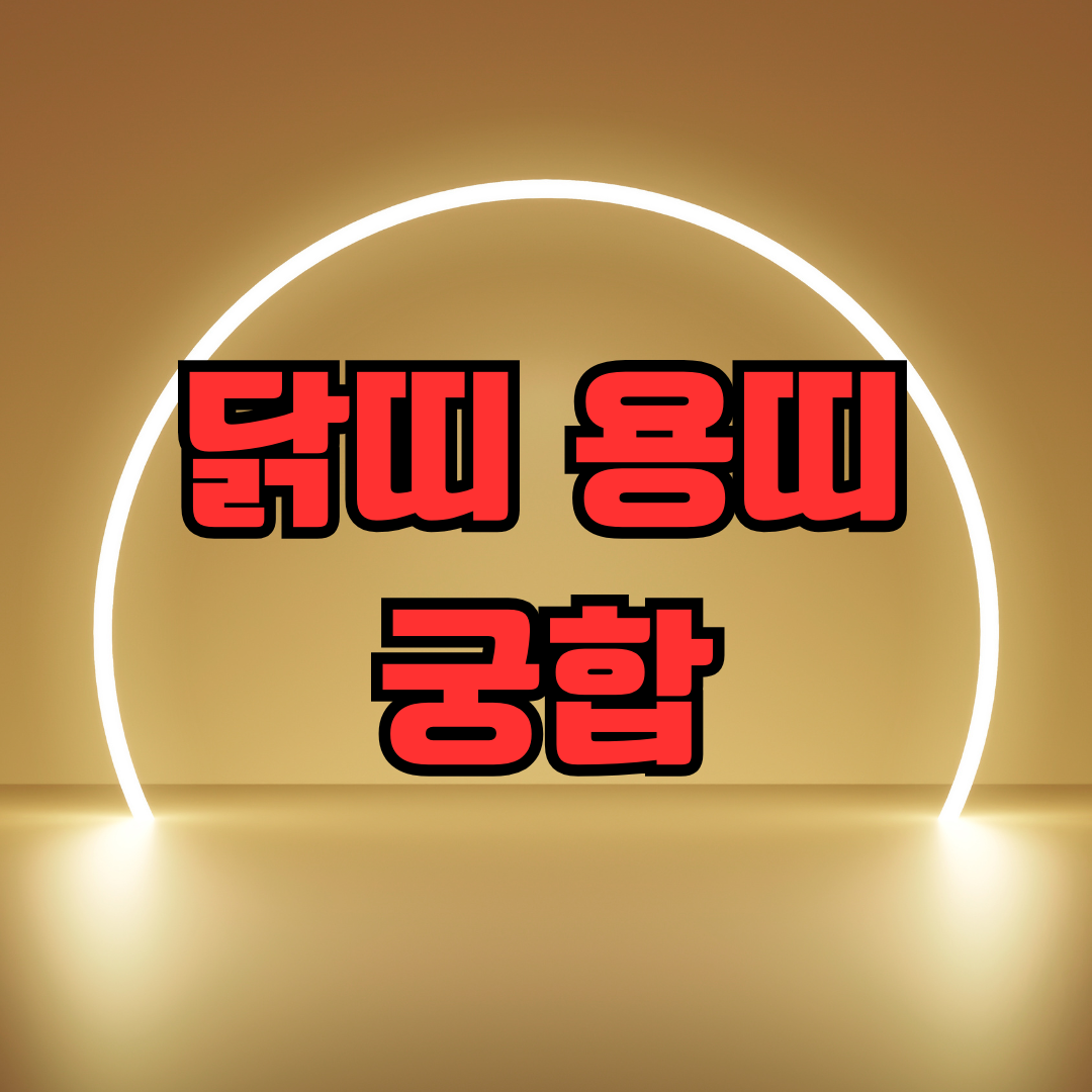 닭띠 용띠 궁합