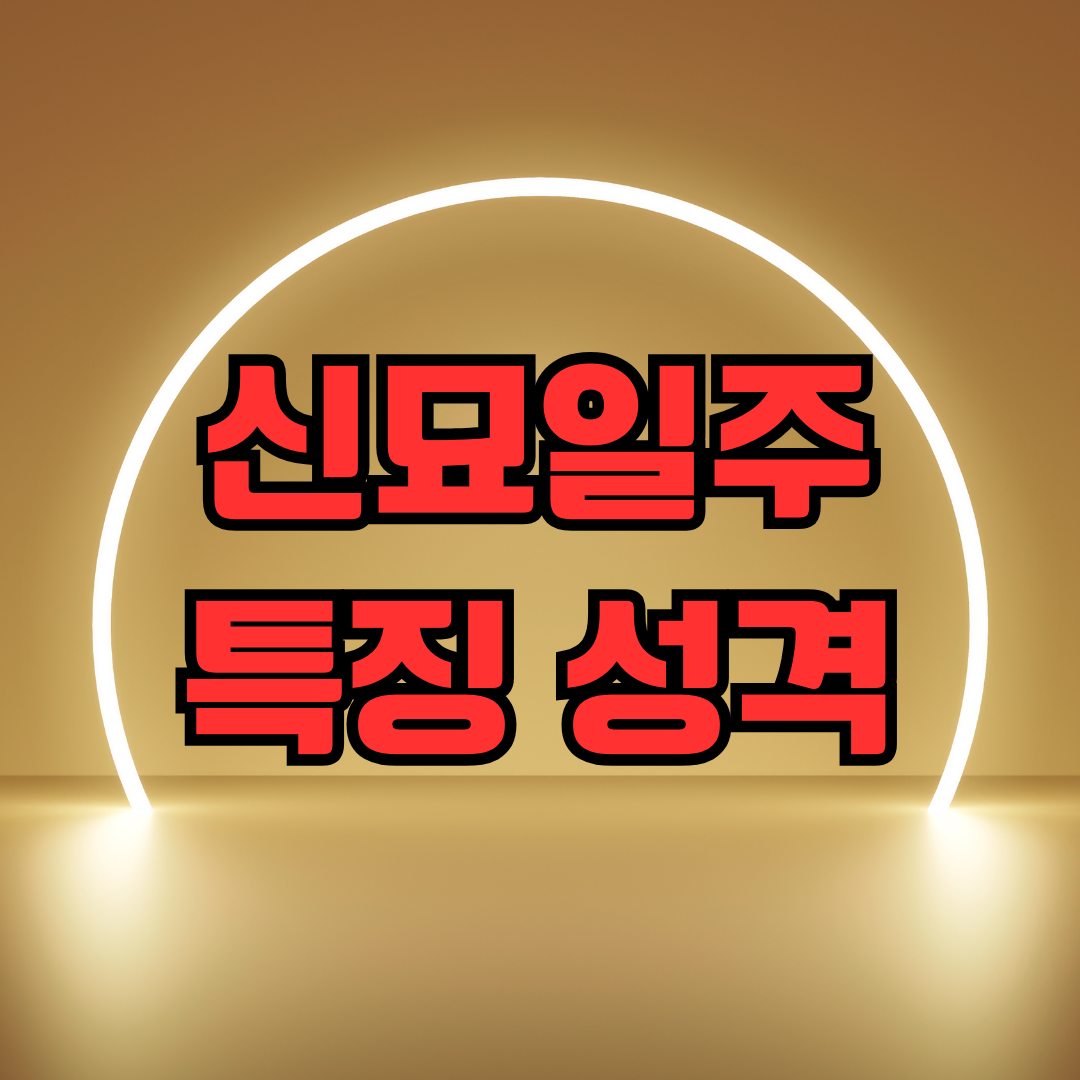 신묘일주 특징 성격