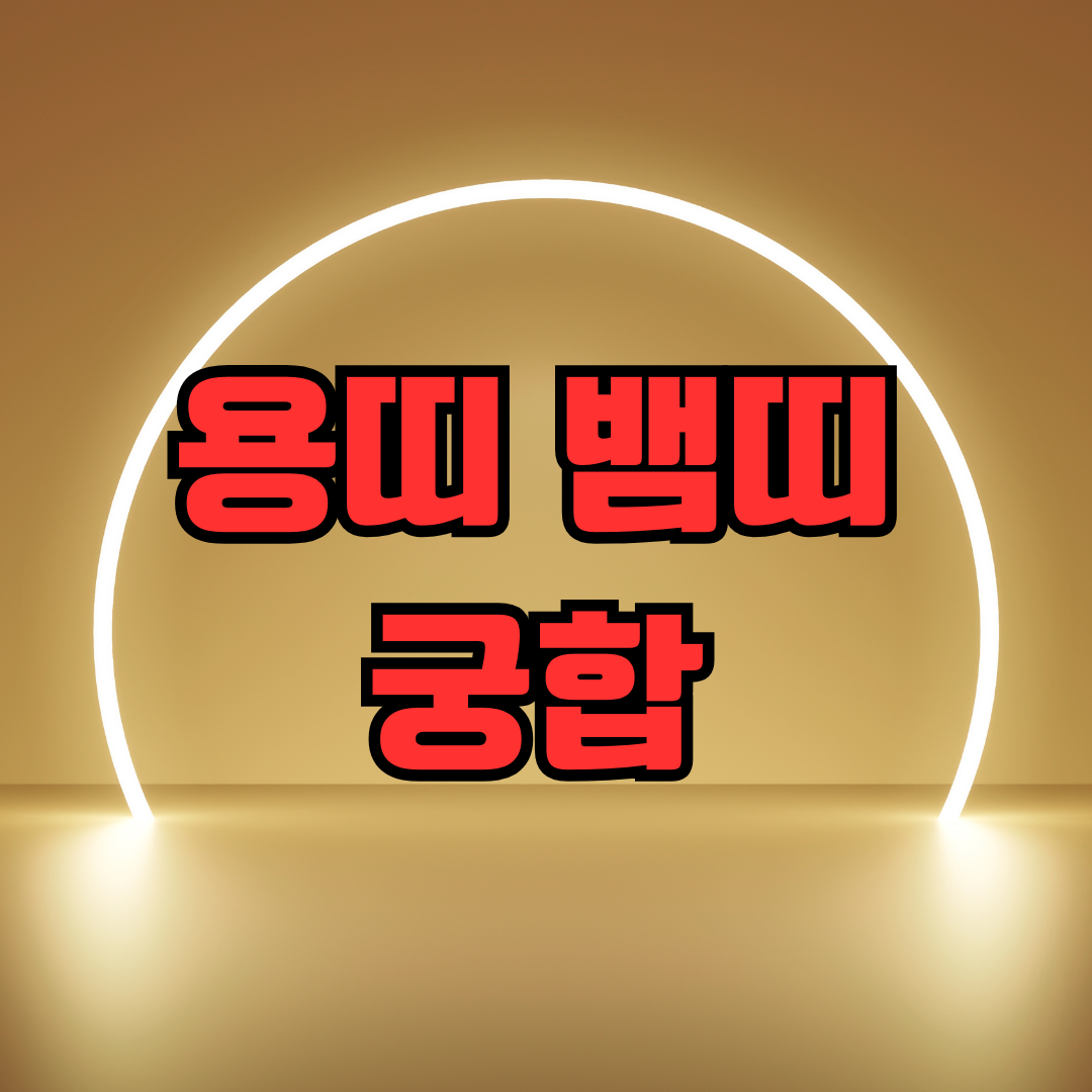 용띠 뱀띠 궁합