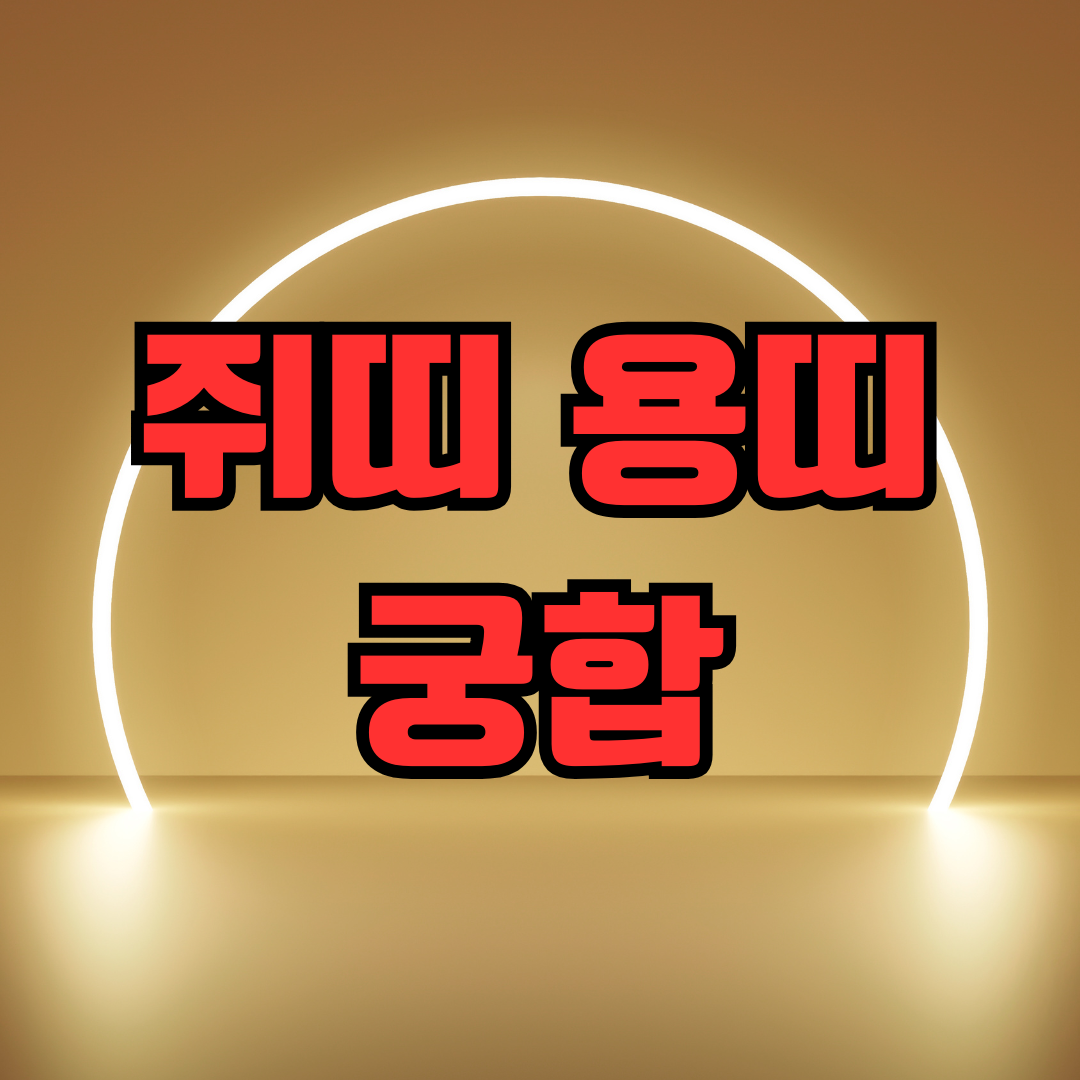 쥐띠 용띠 궁합