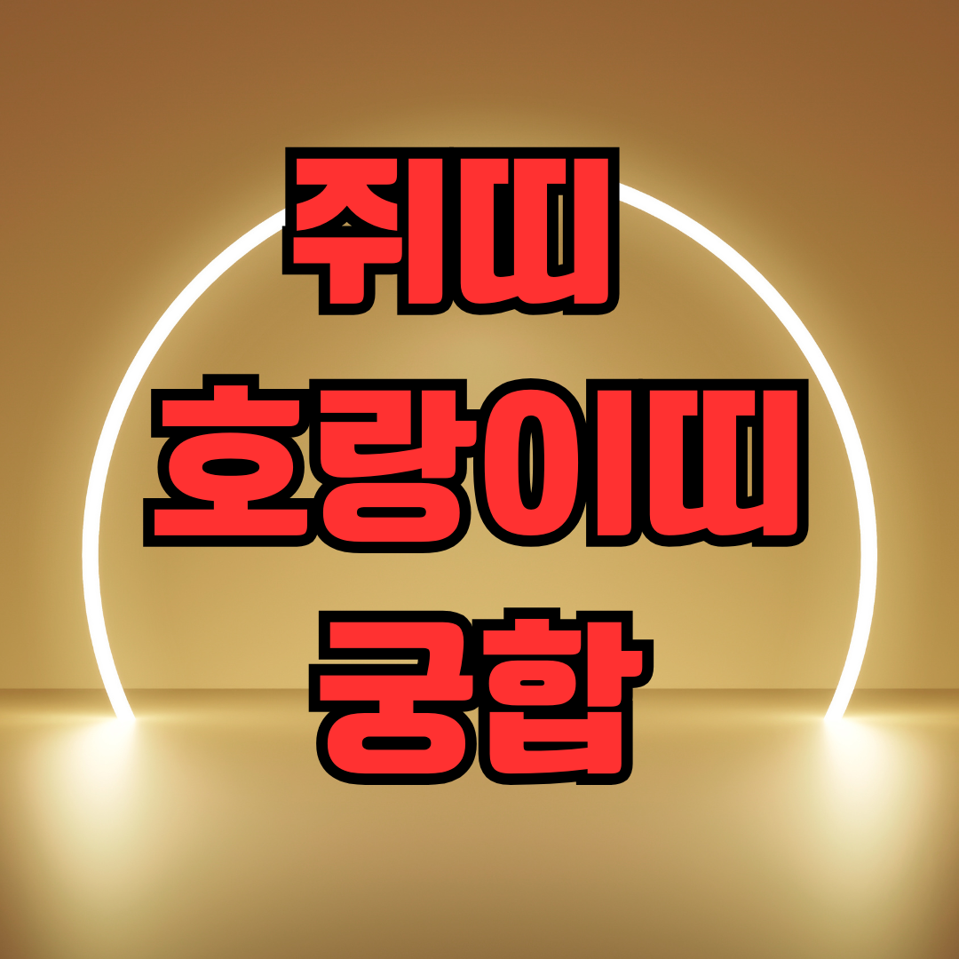 쥐띠 호랑이띠 궁합