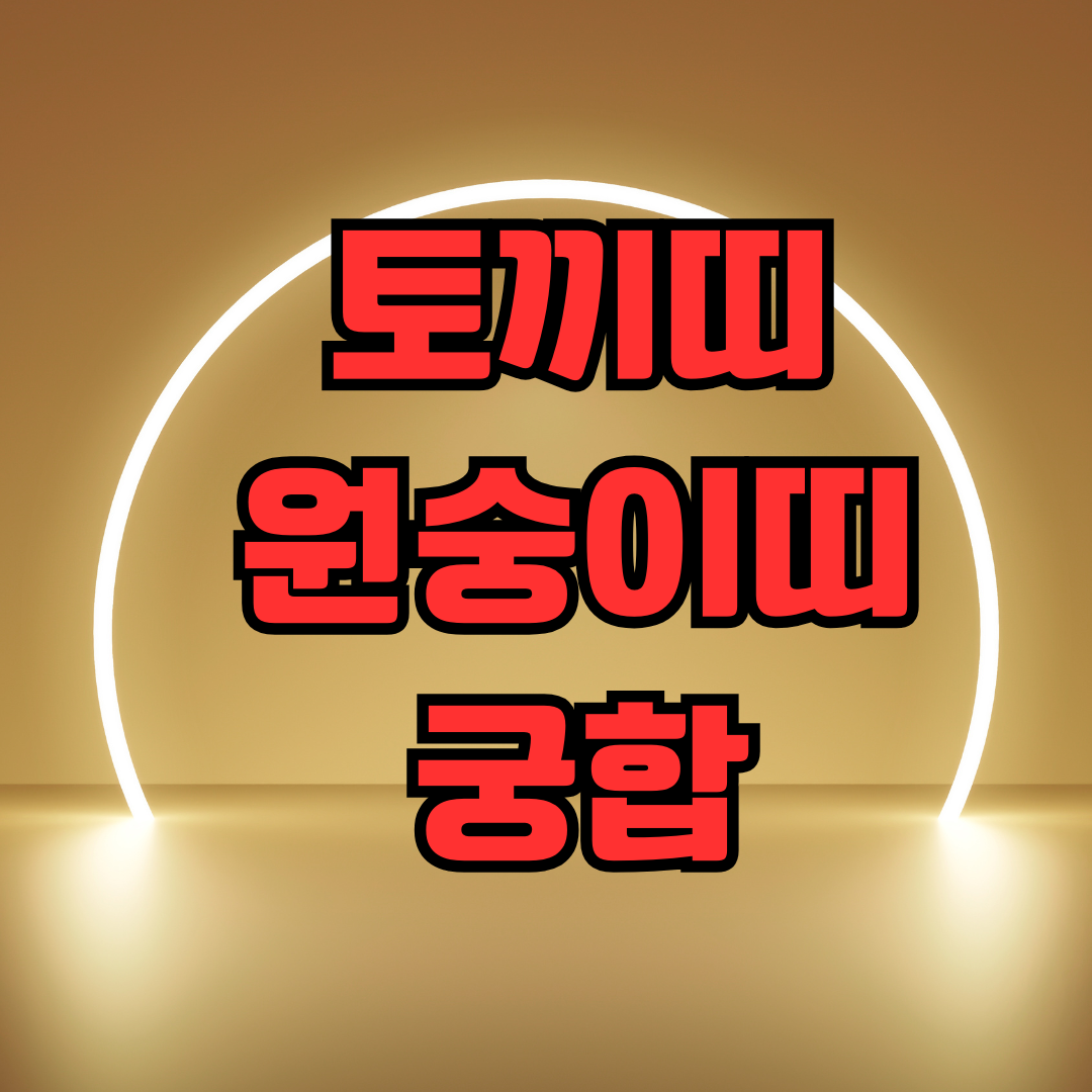 토끼띠 원숭이띠 궁합